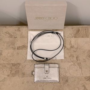 Jimmy choo cardholder and lanyard